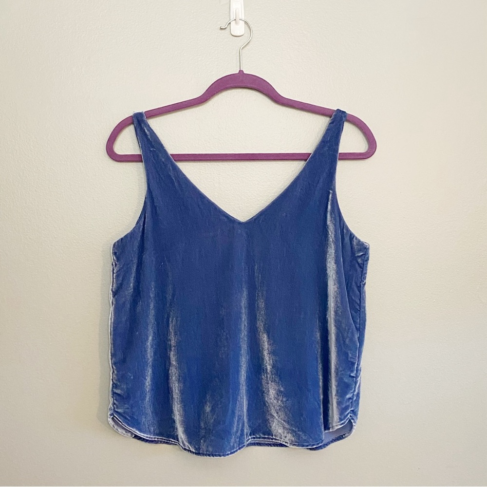 Loft Petite Velvet Shell - Picture 2 of 5